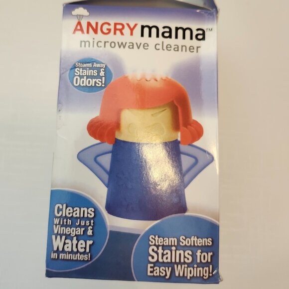 Original Angry Mama Microwave Steam Cleaner BNIP - Picture 2 of 5